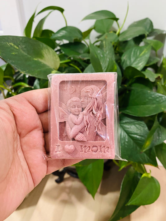 I (Heart) Mom Wax Slab - Wild Rose